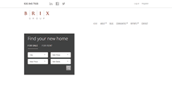 Desktop Screenshot of brixhomes.com